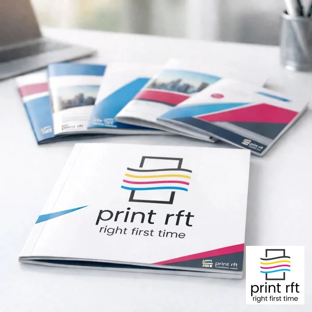 Print RFT branded clothing and printed materials