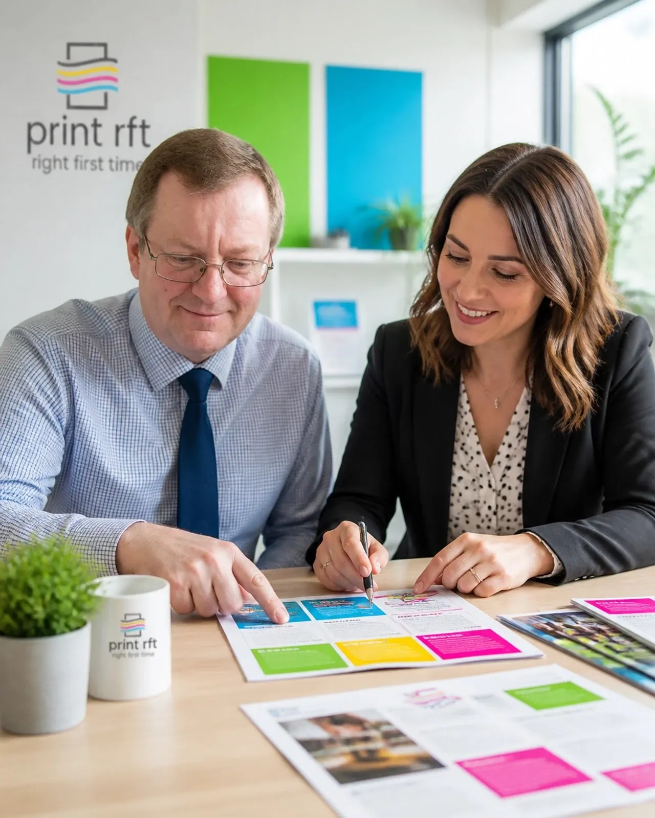 The Print Consultant is visiting today